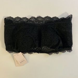 Auden strapless lightly lined lacy bralette NWT